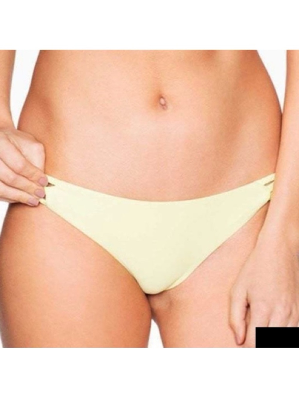 Frankie’s Bikinis Kaia Swim Bottoms: Lime Neon Green Yellow